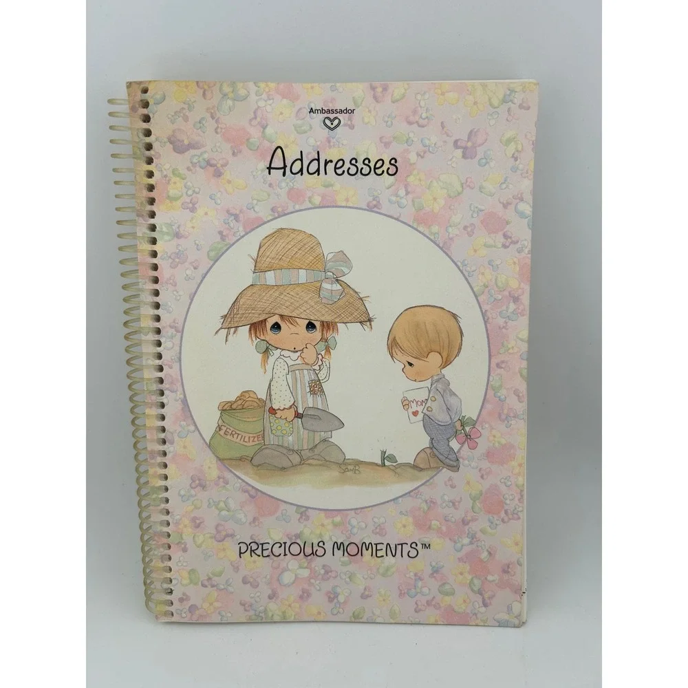 Precious Moments Ambassador Address Book Spiral Bound Vintage 1996
